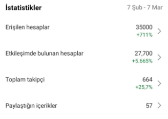 Sosyal medya analiz ekranı – Instagram performans raporu görseli