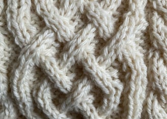 aran knit cowl