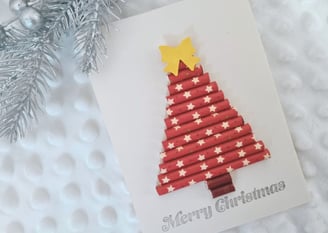 Easy DIY Christmas card idea