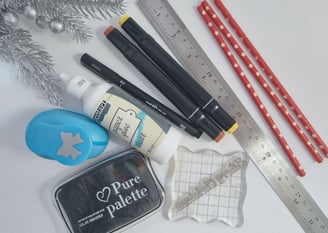 Easy DIY Christmas card idea