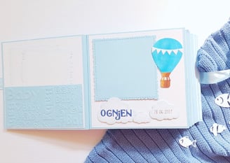 Handmade Summer Birthday Album Idea, Album Pages Layout Ideas