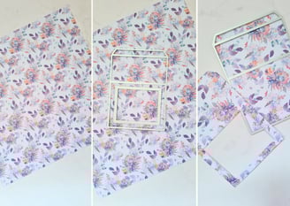 How to make a 3D shadow box card, Handmade 3D card idea