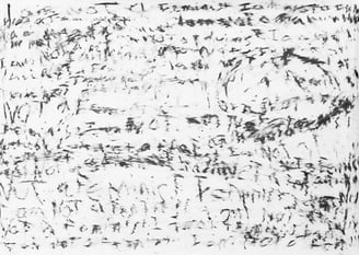 Jennifer Mae Wood, The Remains, Charcoal on paper, 61x50", 2015