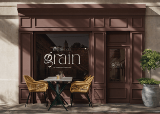 Logo - Identité visuelle - café - L'atelier du grain- Amy Atelier Graphique