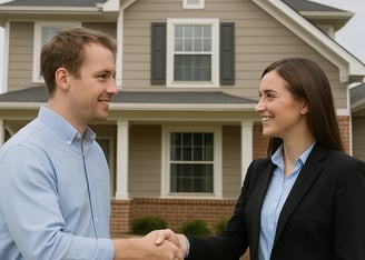 buyer talking to homeowner