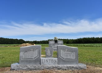 Lillian Keech and Ronald Linton Headstone