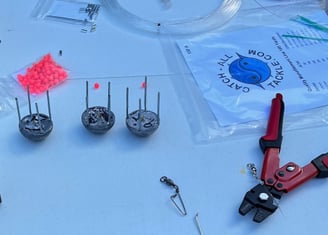 Bait Cannon Slugs, weights used to make your frozen bait missiles
