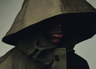 a man in a hoodedie with a hoodie