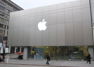 la creación de las apple stores