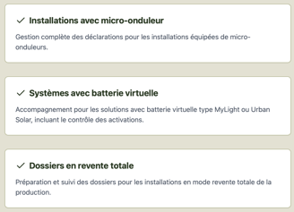 micro-onduleur, batterie virtuelle et physique, photovoltaïque, revente totale et revente de surplus