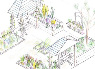 A small accessible garden design proposal