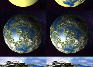 Planet generation and editing