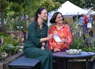 Frances Tophill and Carleen Osborne at Gardners' World live