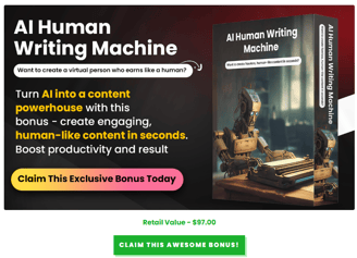 a book cover with AI human writing machine written on it