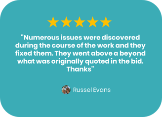 Customer Review Russel Evans