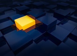 a yellow square shaped object with a yellow square in the middle