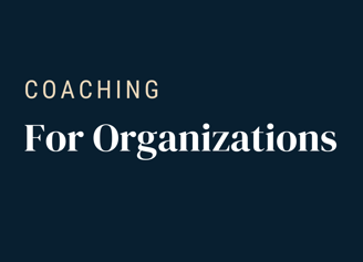 coaching for organizations text