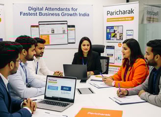 Meeting with the Digital Marketing professionals At Paricharak. Paricharak Consultancy Services.