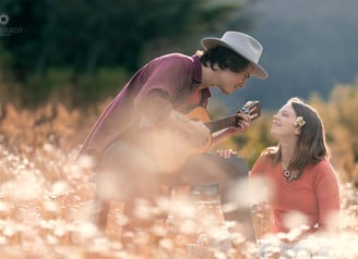 Sesion de fotos para pareja en Bariloche