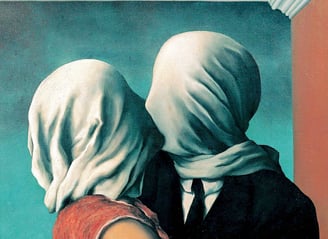 Los amantes de René Magritte