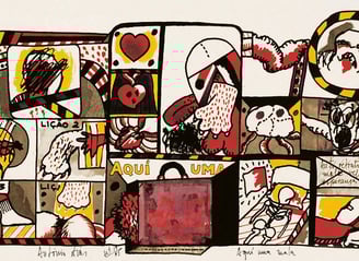 As obras do artista Antonio Dias