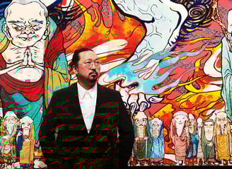 O japonês Takashi Murakami é um desses nomes que não saem da minha cabeça – suas flores sorridentes