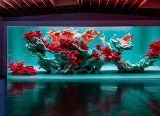 obra corais do artista Refik Anadol