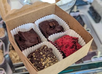 a box of chocolates in a box