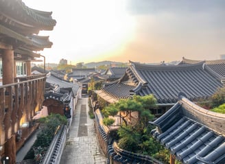 Jeonju Hanok Village street view