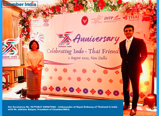 President of  Chamber India at the 75th Year of India-Thailand Diplomatic Relationship