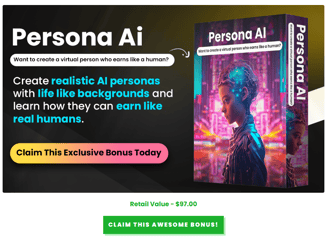 a book cover with Persona AI written on it