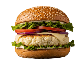 Cauliflower Burger from PremiYum Foods!