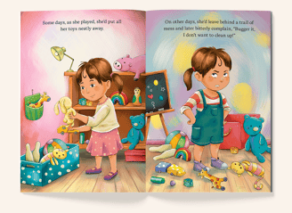 The perfectly imperfect little girl, Books, typesetting by Michelle Pirovich, Squeezebox