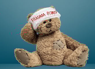 a teddy bear with a bandage on his head