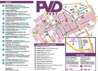 PVDFest 2017 Brochure Map Back