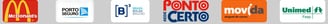 a group of four different logos on a white background