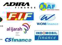 a group of logos of various brands of business