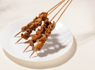Grilled Halal Skewers – Chicken, Beef & Lamb | Kol Noodle NYC
