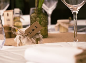photo décoration de table mariage