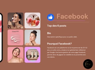 Création Facebook, référencement, design