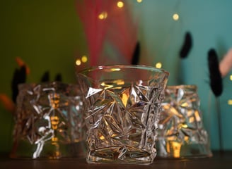 Triangle Whiskey Glass
