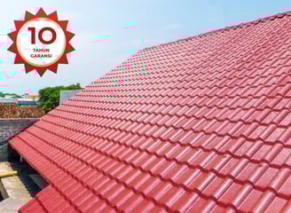 Genteng uPVC Royal Roof bergaransi 10 tahun dan sudah bersertifikat TKDN