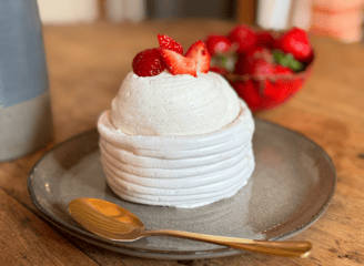 Pavlova aux fraises