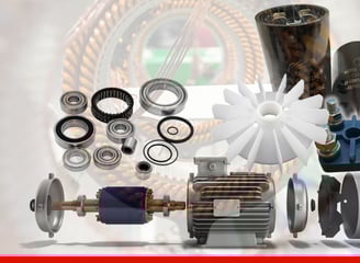 a variety of different types of motorbike parts