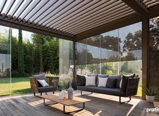Pergola mit Lamellen