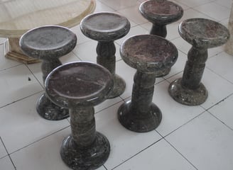 Natural Stone Stool Collection Nussen Living