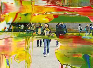 Gerhard Richter: Entre a Fotografia e a Pintura Abstracta