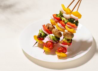 Grilled Halal Skewers – vegetable | Kol Noodle NYC