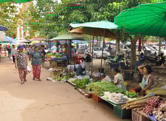 marché du Wat Tham SIng