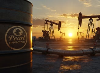 oil pumps in the middle of a sunset